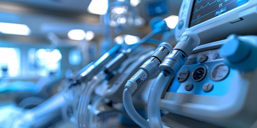 pneumatic tubing in a medical application
